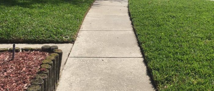 Sidewalk pressure washing Apollo Beach FL